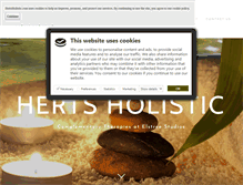 Tablet Screenshot of hertsholistic.com